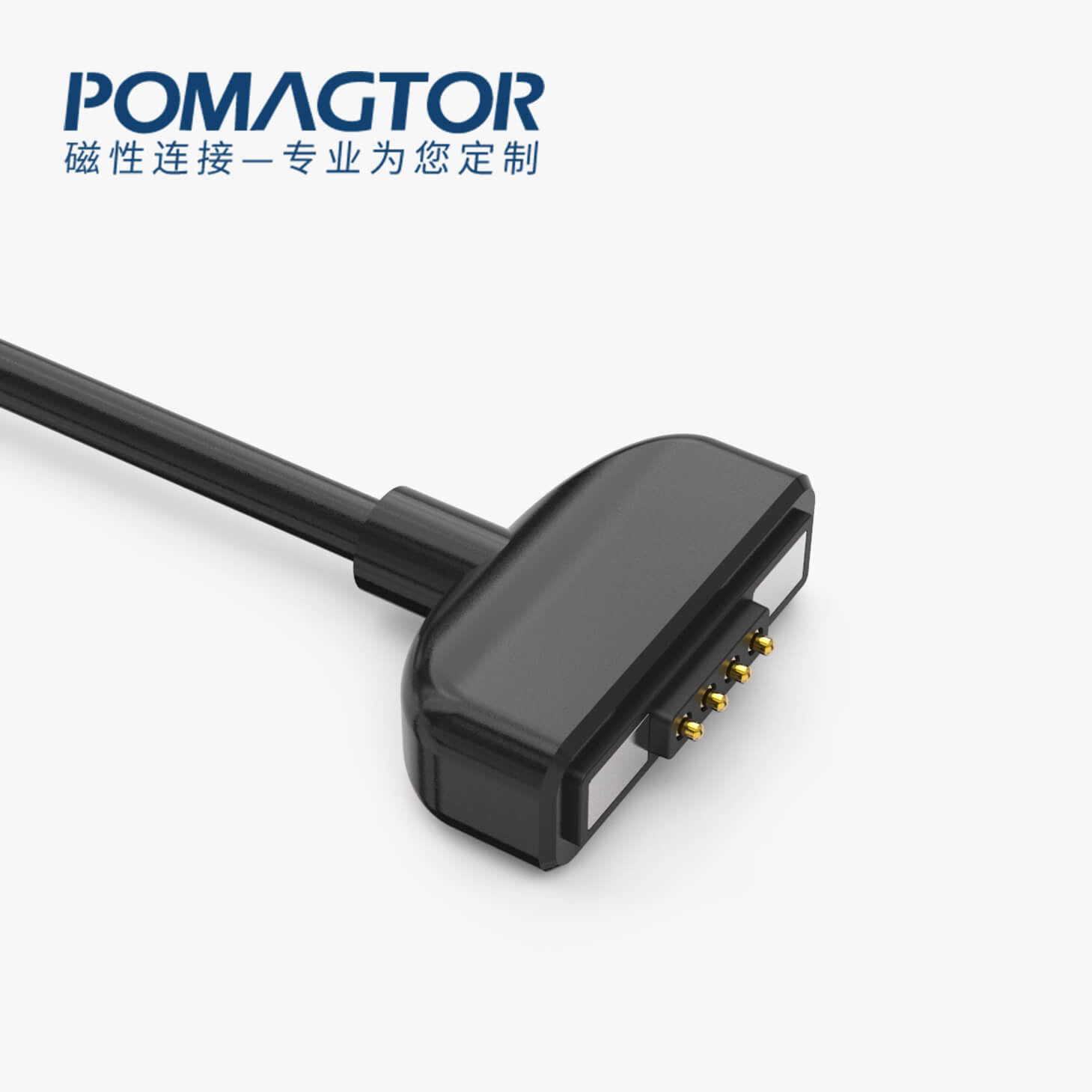 磁吸数据线 TK磁性系列：4PIN，电镀黄铜Au5u，电压5V，电流2A，工作行程0.8mm:40±20gf，弹力寿命10000次+，工作温度-30°~85°