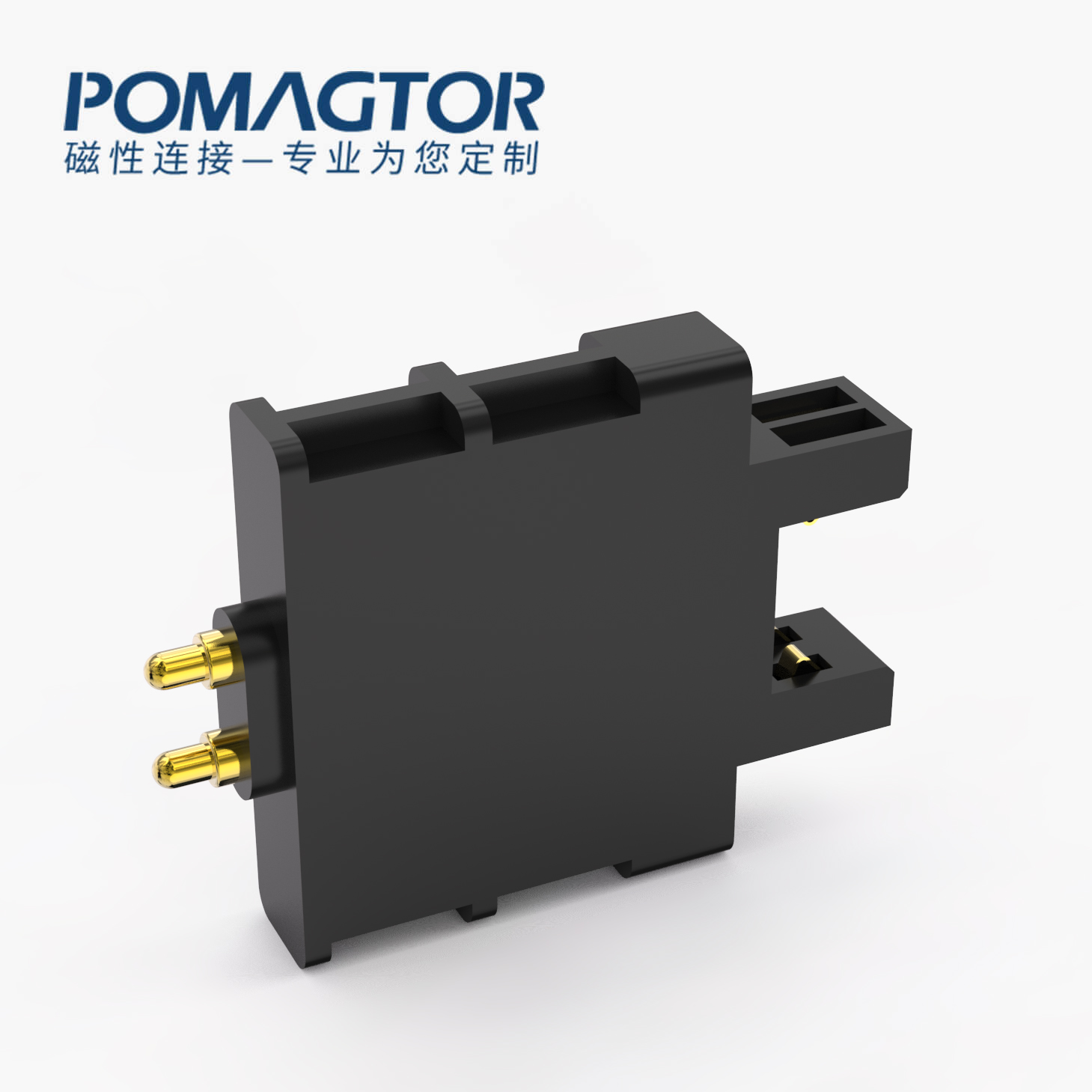 弹簧针连接器 其他类：2PIN，电镀黄铜Au5u，电压12V，电流4A，工作行程2.5mm:80gfMax，弹力10000次+，工作温度-30°~85°