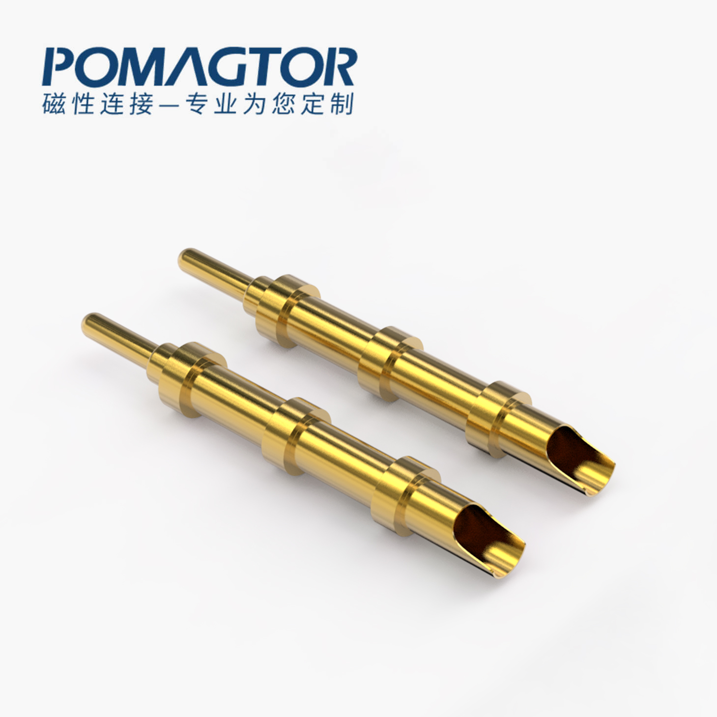 弹簧针 焊线式：电镀黄铜Au40u，电压20V，电流1A，工作行程2.0mm:110±25gf，弹力20000次+，工作温度-30°~85°