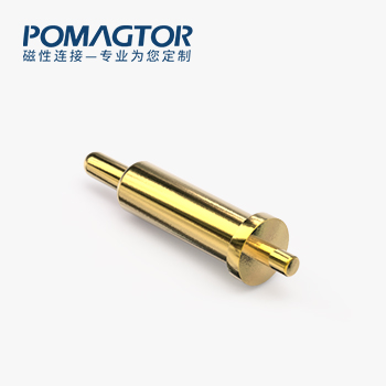 弹簧针 DIP式：电镀黄铜Au5u，电压5V，电流1A，工作行程1.0mm:40±15gf，弹力10000次+，工作温度-30°~85°