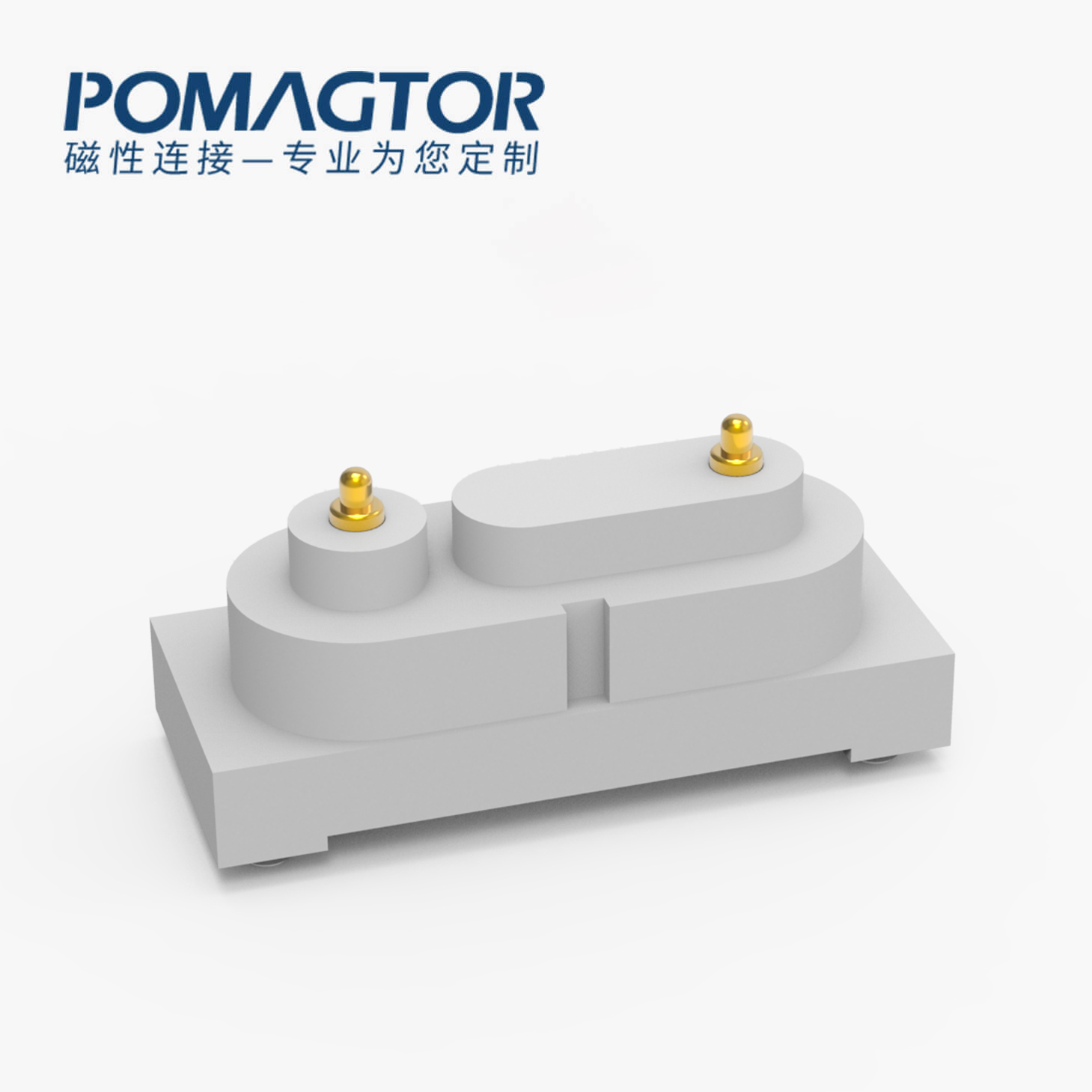 弹簧针连接器 其他类：2PIN，电镀黄铜Au5u，电压5V，电流1A，工作行程0.5mm:80±15gf，弹力10000次+，工作温度-30°~85°