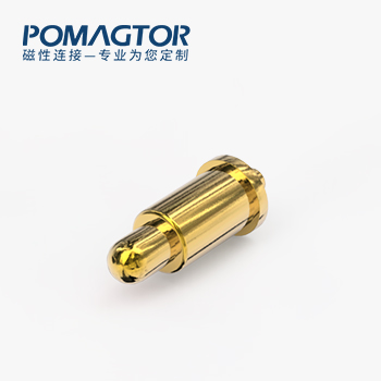 弹簧针 DIP式：电镀黄铜Au3u，电压5V，电流1A，工作行程1.0mm:60±20gf，弹力10000次+，工作温度-30°~85°