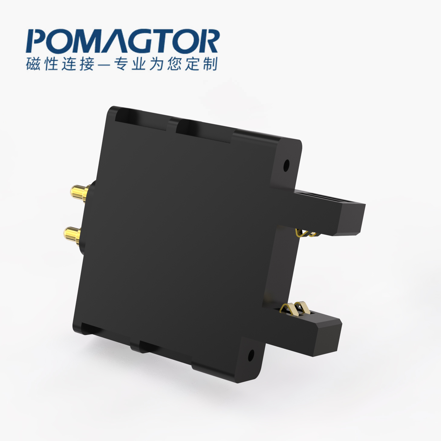 弹簧针连接器 其他类：2PIN，电镀黄铜Au5u，电压12V，电流4A，工作行程2.5mm:80gfMax，弹力10000次+，工作温度-30°~85°