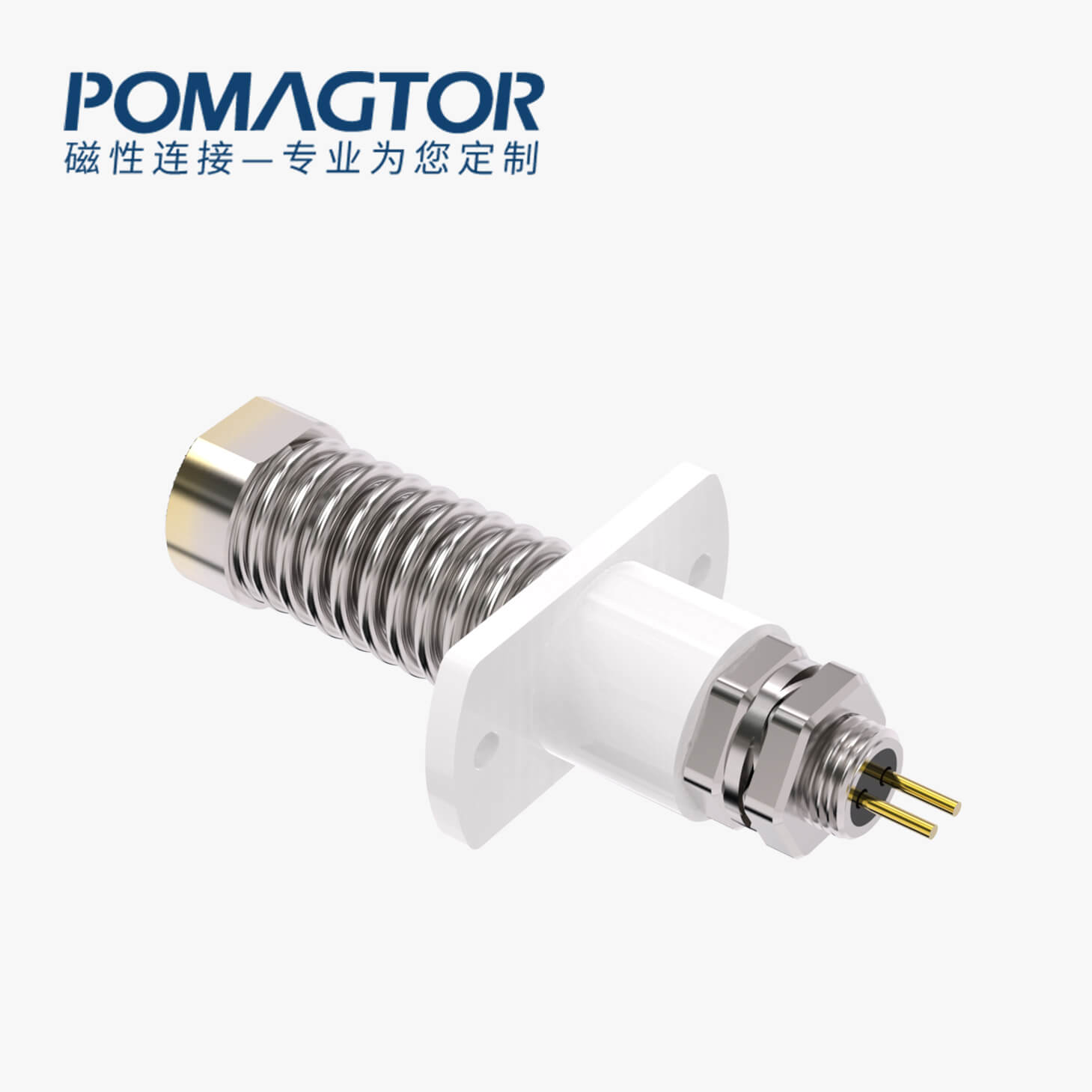 弹簧针 大电流：电压220V，电流60A，工作行程6mm:300±50gf，弹力20000次+，工作温度-30°~85°