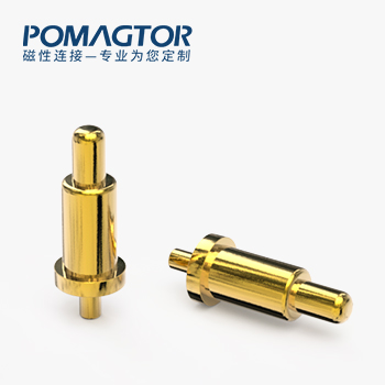 弹簧针 DIP式：电镀黄铜Au3u，电压5V，电流1A，工作行程0.5mm:40±15gf，弹力10000次+，工作温度-30°~85°