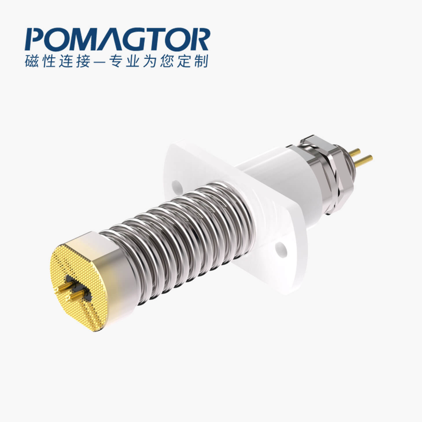 弹簧针 大电流：电压220V，电流60A，工作行程6mm:300±50gf，弹力20000次+，工作温度-30°~85°