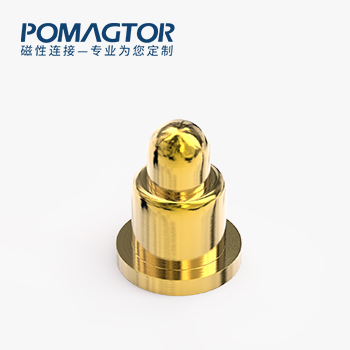 弹簧针 SMT式：电镀黄铜Au3u，电压12V，电流1A，弹力10000次+，工作温度-40°~150°