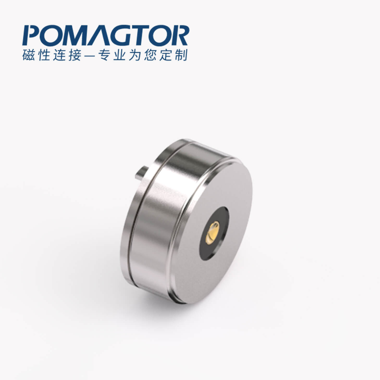磁吸连接器 圆形磁性系列：2PIN，电压12V，电流2A，工作温度-30°~85°