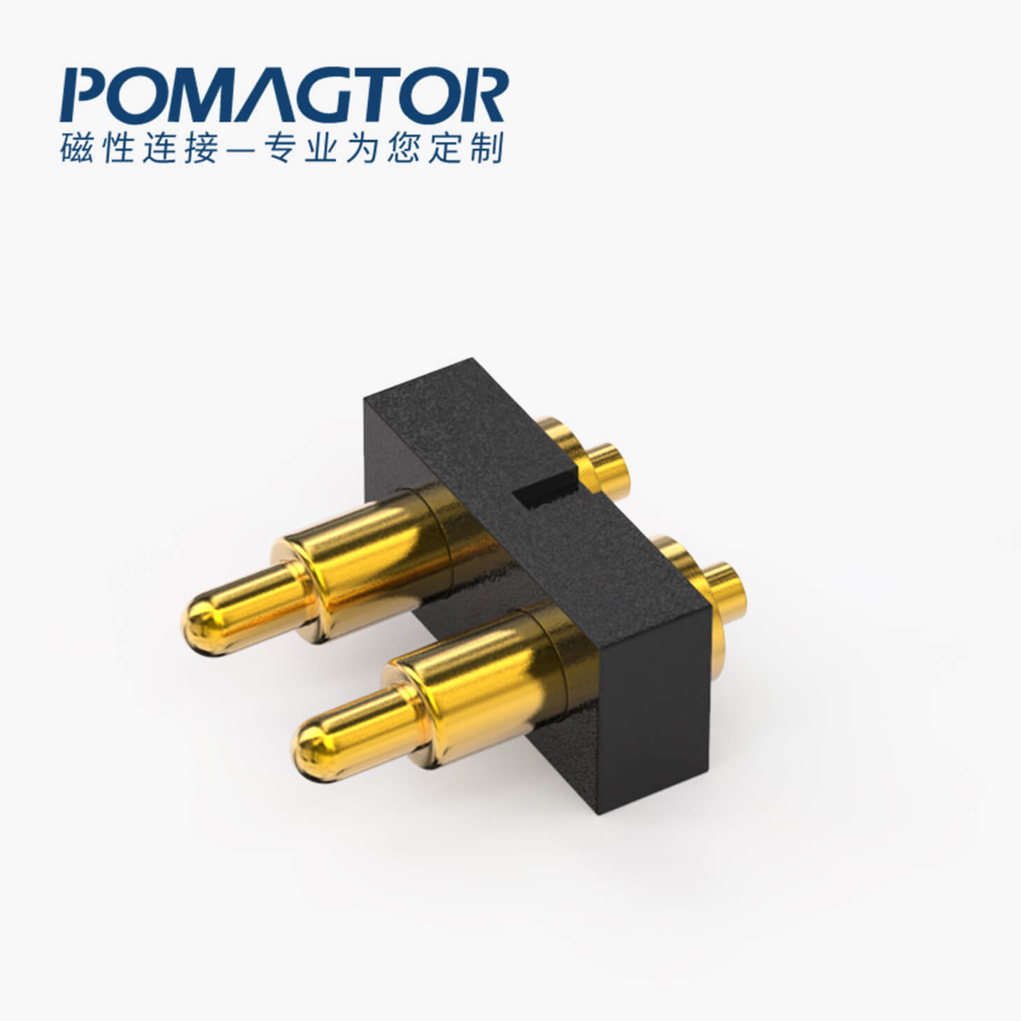 弹簧针连接器 DIP式：2PIN，电镀黄铜Au4u，电压36V，电流1A，工作行程1.0mm:35±20gf，弹力30000次+，工作温度-30°~85°