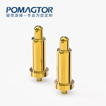 弹簧针 DIP式：电镀黄铜Au3u，电压5V，电流1A，工作行程0.5mm:40±15gf，弹力10000次+，工作温度-30°~85°