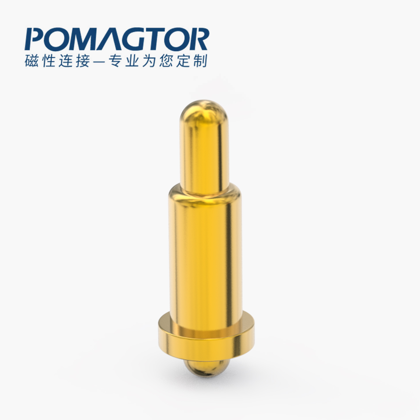 弹簧针 双头式：电镀黄铜Au1u，电压12V，电流1A，弹力10000次+，工作温度-40°~150°