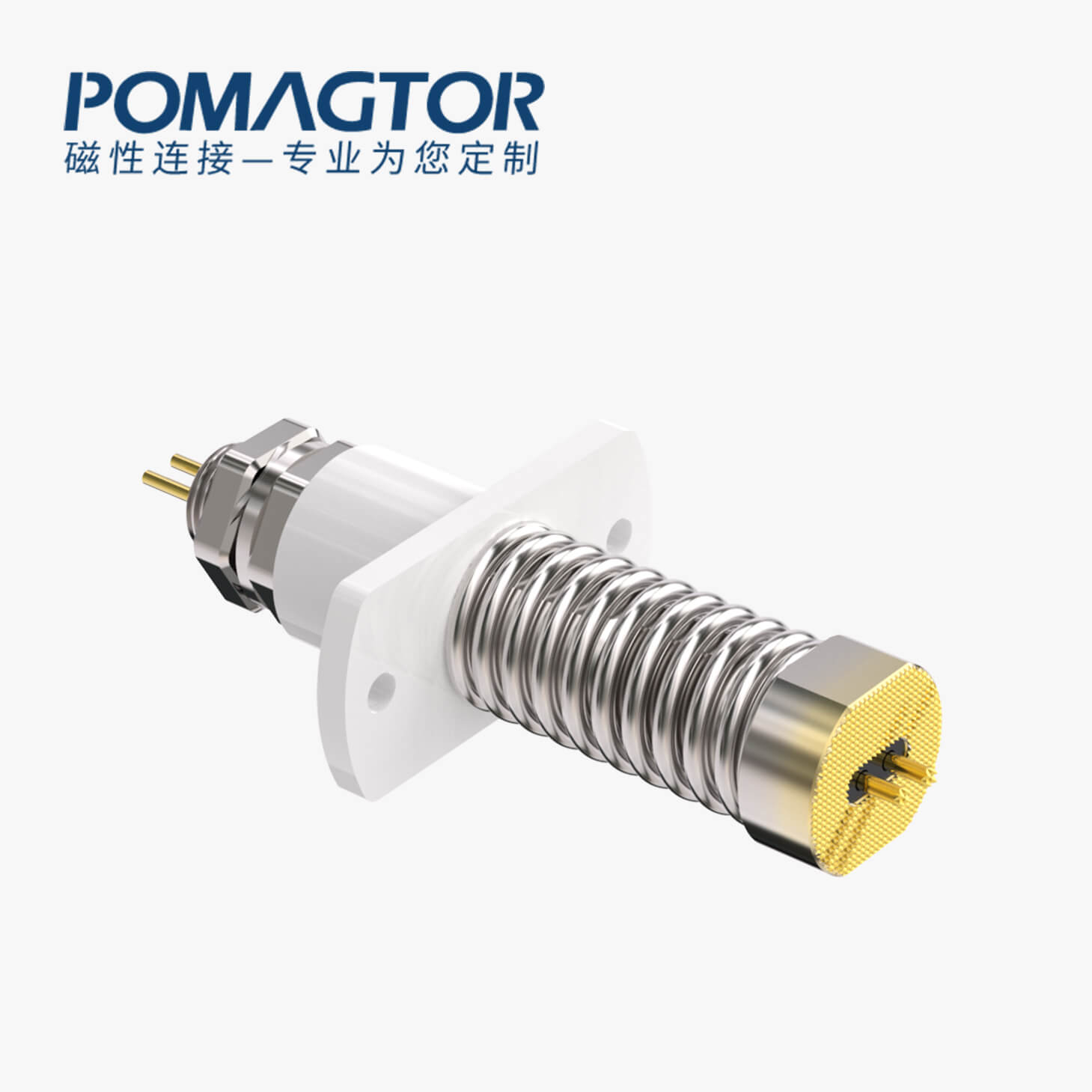 弹簧针 大电流：电压220V，电流60A，工作行程6mm:300±50gf，弹力20000次+，工作温度-30°~85°