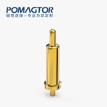 弹簧针 DIP式：电镀黄铜Au5u，电压5V，电流1A，工作行程1.0mm:40±15gf，弹力10000次+，工作温度-30°~85°