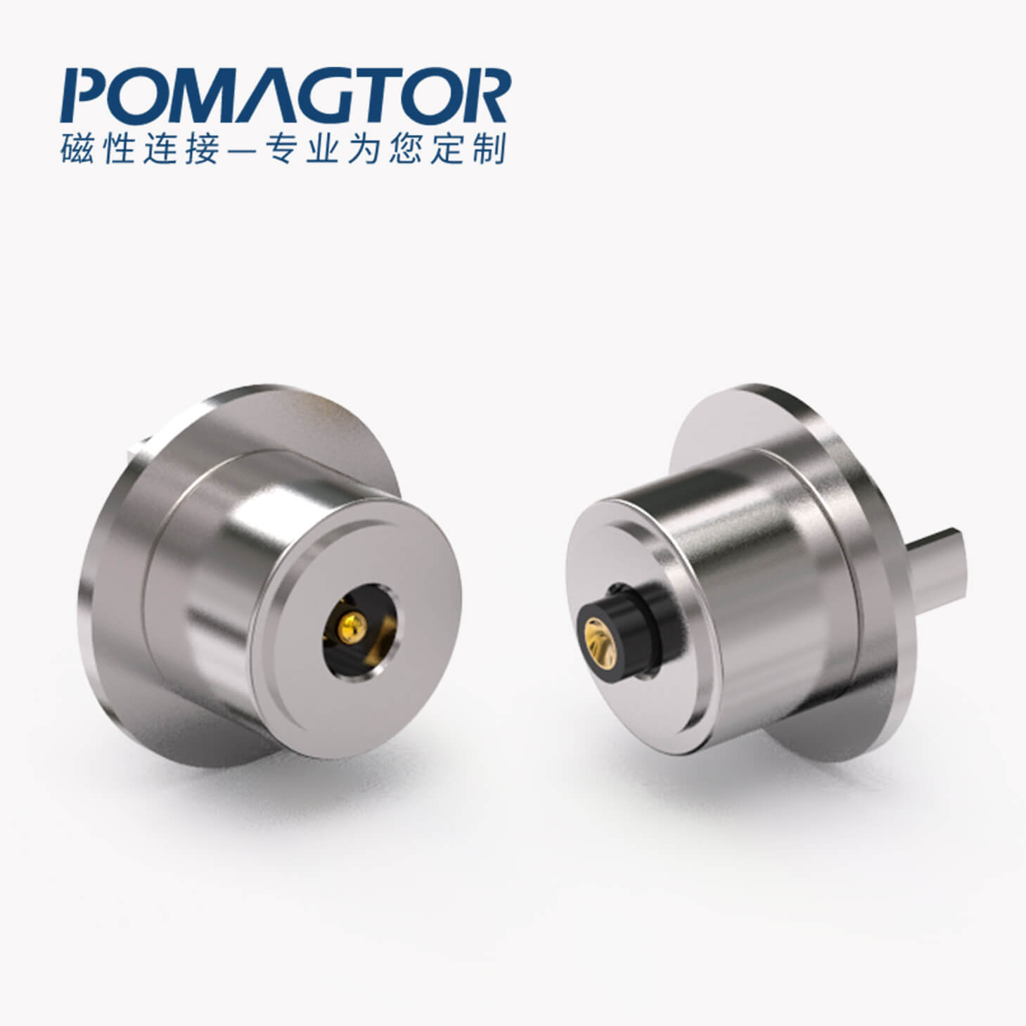 磁吸连接器 圆形磁性系列：2PIN，电压5V，电流2A，工作温度-30°~85°