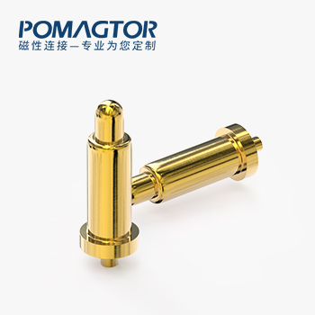 弹簧针 DIP式：电镀黄铜Au3u，电压5V，电流1A，工作行程0.5mm:40±15gf，弹力10000次+，工作温度-30°~85°