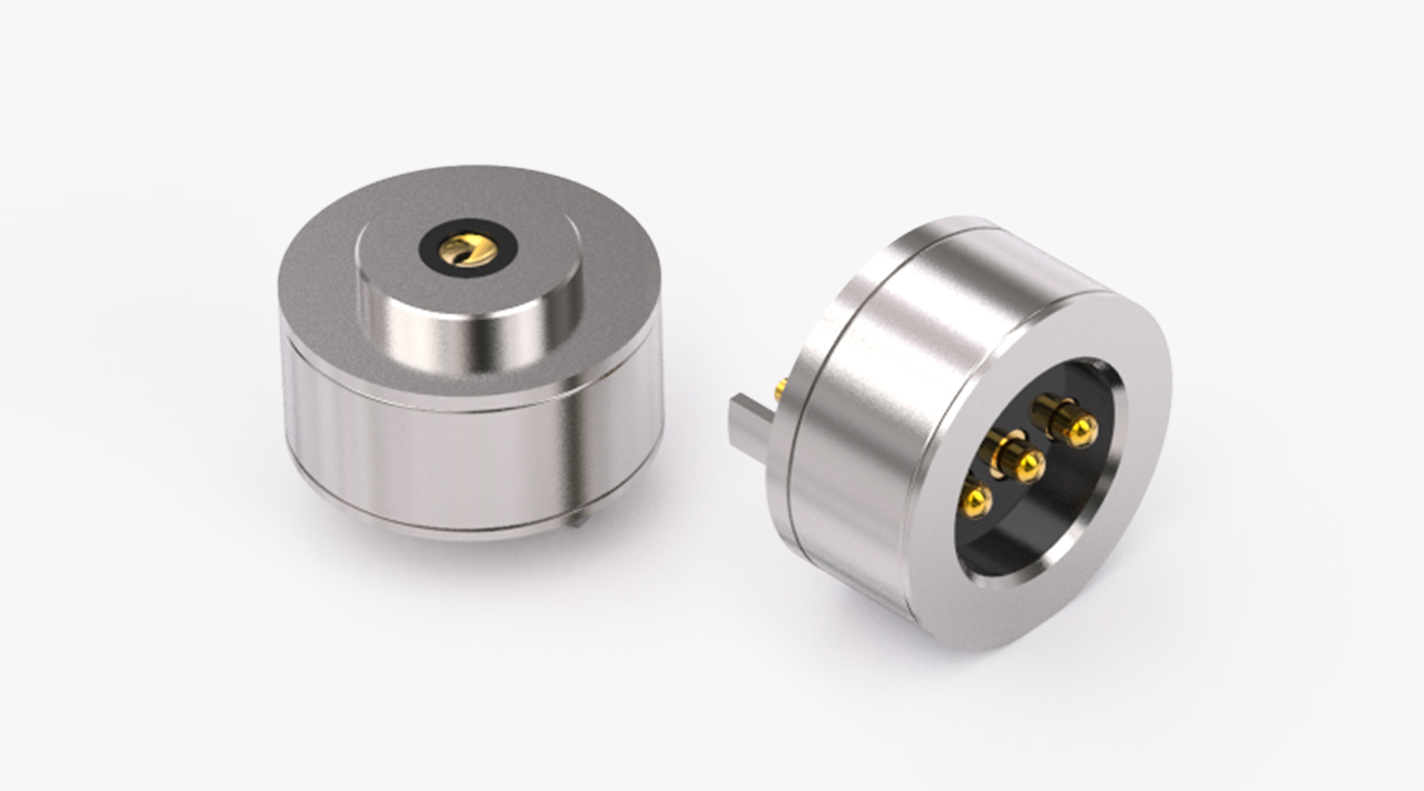 磁吸连接器 圆形磁性系列：2PIN，电压5V，电流2A，工作温度-30&deg;~85&deg;