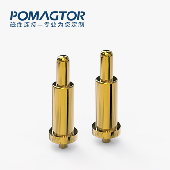 弹簧针 DIP式：电镀黄铜Au3u，电压5V，电流1A，工作行程1.0mm:40±20gf，弹力10000次+，工作温度-30°~85°