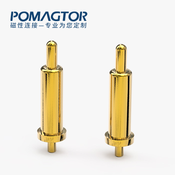 弹簧针 DIP式：电镀黄铜Au5u，电压5V，电流1A，工作行程1.0mm:40±15gf，弹力10000次+，工作温度-30°~85°