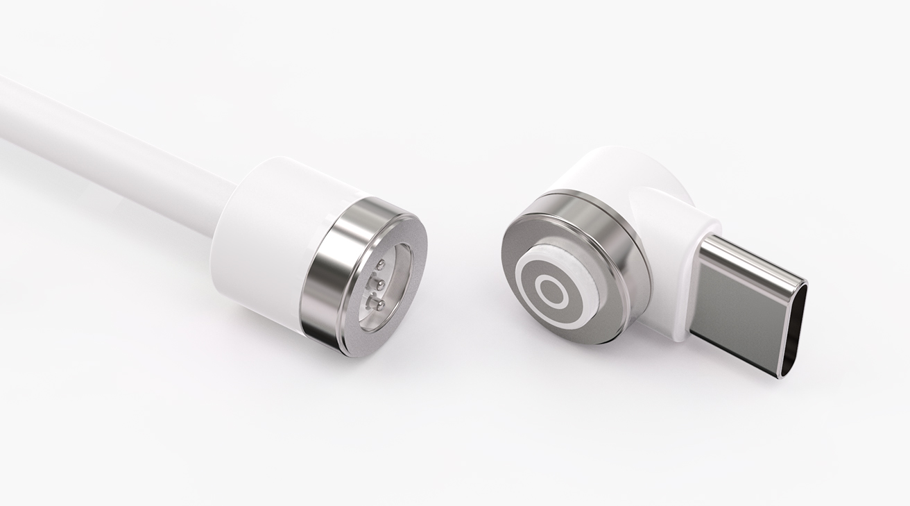 磁吸数据线 圆形磁性系列：3PIN，电镀黄铜Au1u，电压5V，电流3A，工作行程0.8mm:50gfMax，弹力寿命10000次+，工作温度-40&deg;~85&deg;