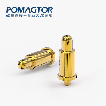 弹簧针 DIP式：电镀黄铜Au3u，电压5V，电流1A，工作行程1.0mm:60±20gf，弹力10000次+，工作温度-30°~85°