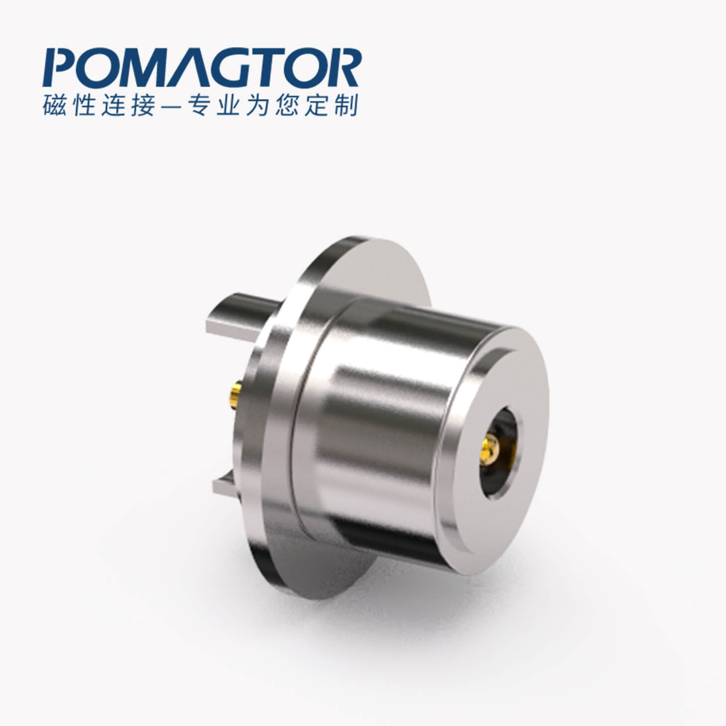 磁吸连接器 圆形磁性系列：2PIN，电压5V，电流2A，工作温度-30°~85°