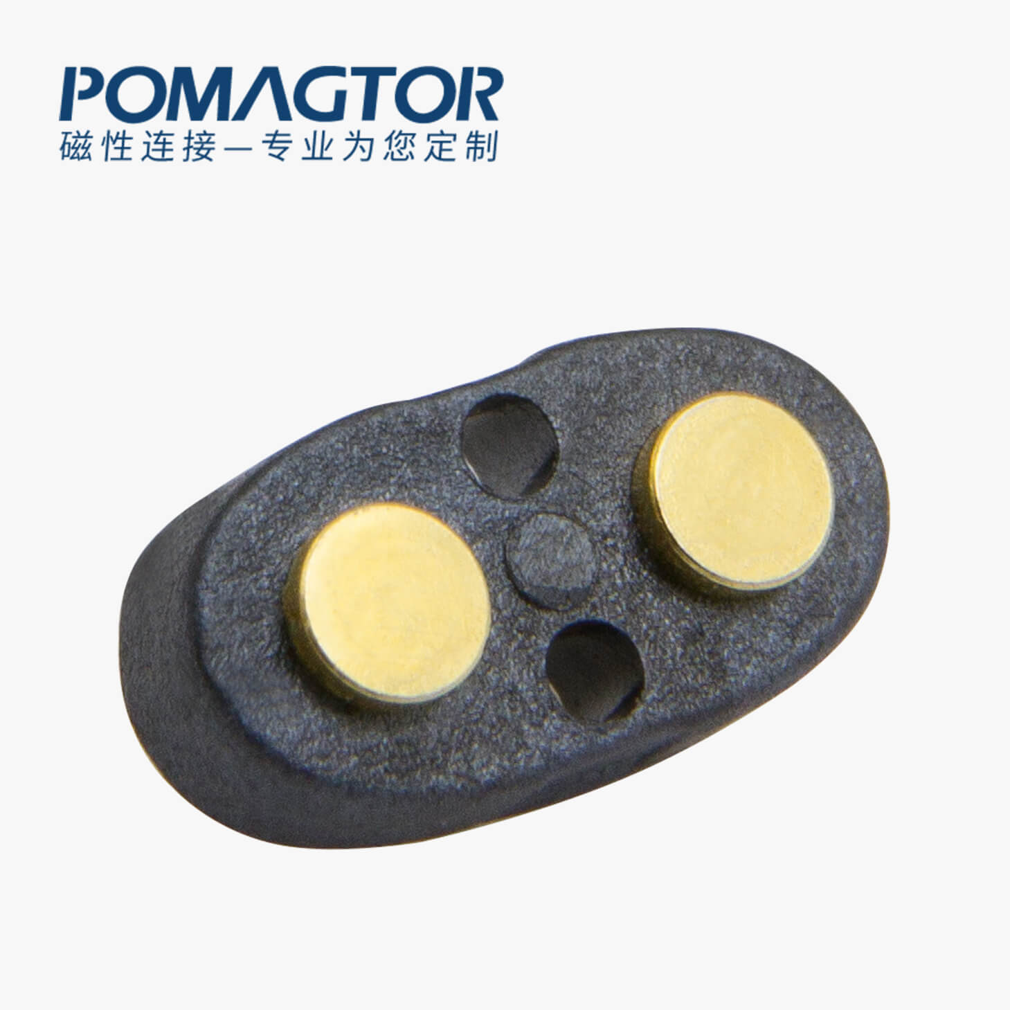 弹簧针连接器 SMT式：2PIN，电镀黄铜Au1u，电压12V，电流1.2A，工作行程0.95mm:150gfMax，弹力30000次+，工作温度-30°~85°