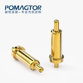 弹簧针 DIP式：电镀黄铜Au5u，电压5V，电流1A，工作行程0.7mm:60±20gf，弹力10000次+，工作温度-30°~85°