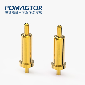 弹簧针 DIP式：电镀黄铜Au5u，电压5V，电流1A，工作行程0.7mm:60±20gf，弹力10000次+，工作温度-30°~85°