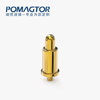 弹簧针 DIP式：电镀黄铜Au3u，电压5V，电流1A，工作行程1.0mm:60±20gf，弹力10000次+，工作温度-30°~85°