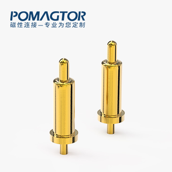 弹簧针 DIP式：电镀黄铜Au5u，电压5V，电流1A，工作行程0.7mm:60±20gf，弹力10000次+，工作温度-30°~85°