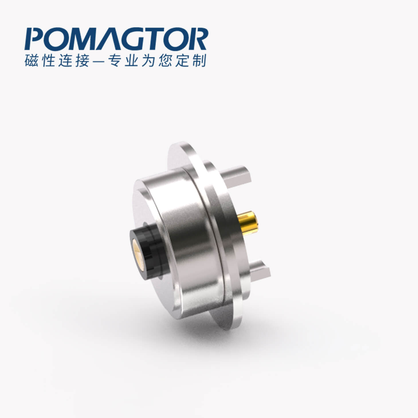 磁吸连接器 圆形磁性系列：2PIN，电压5V，电流3A，工作温度-30°~85°