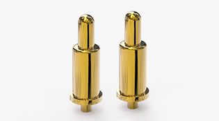 弹簧针 DIP式：电镀黄铜Au3u，电压5V，电流1A，工作行程0.9mm:40&plusmn;20gf，弹力10000次+，工作温度-30&deg;~85&deg;