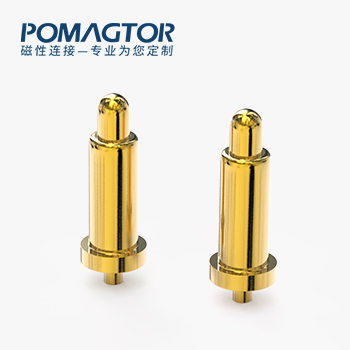 弹簧针 DIP式：电镀黄铜Au3u，电压5V，电流1A，工作行程0.5mm:40±15gf，弹力10000次+，工作温度-30°~85°