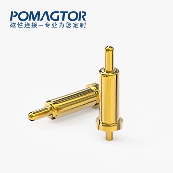 弹簧针 DIP式：电镀黄铜Au5u，电压5V，电流1A，工作行程0.7mm:60±20gf，弹力10000次+，工作温度-30°~85°