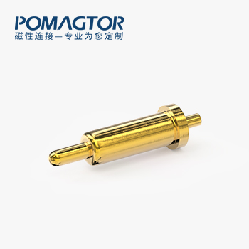 弹簧针 DIP式：电镀黄铜Au5u，电压5V，电流1A，工作行程0.7mm:60±20gf，弹力10000次+，工作温度-30°~85°