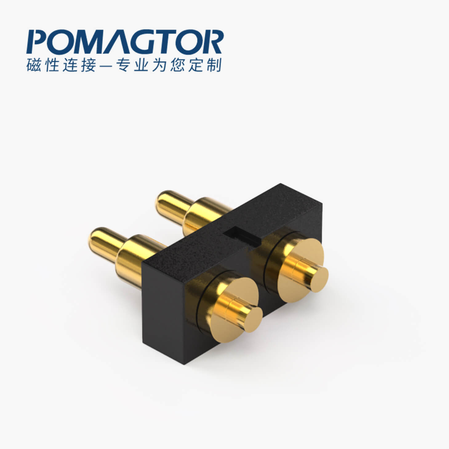 弹簧针连接器 DIP式：2PIN，电镀黄铜Au4u，电压36V，电流1A，工作行程1.0mm:35±20gf，弹力30000次+，工作温度-30°~85°