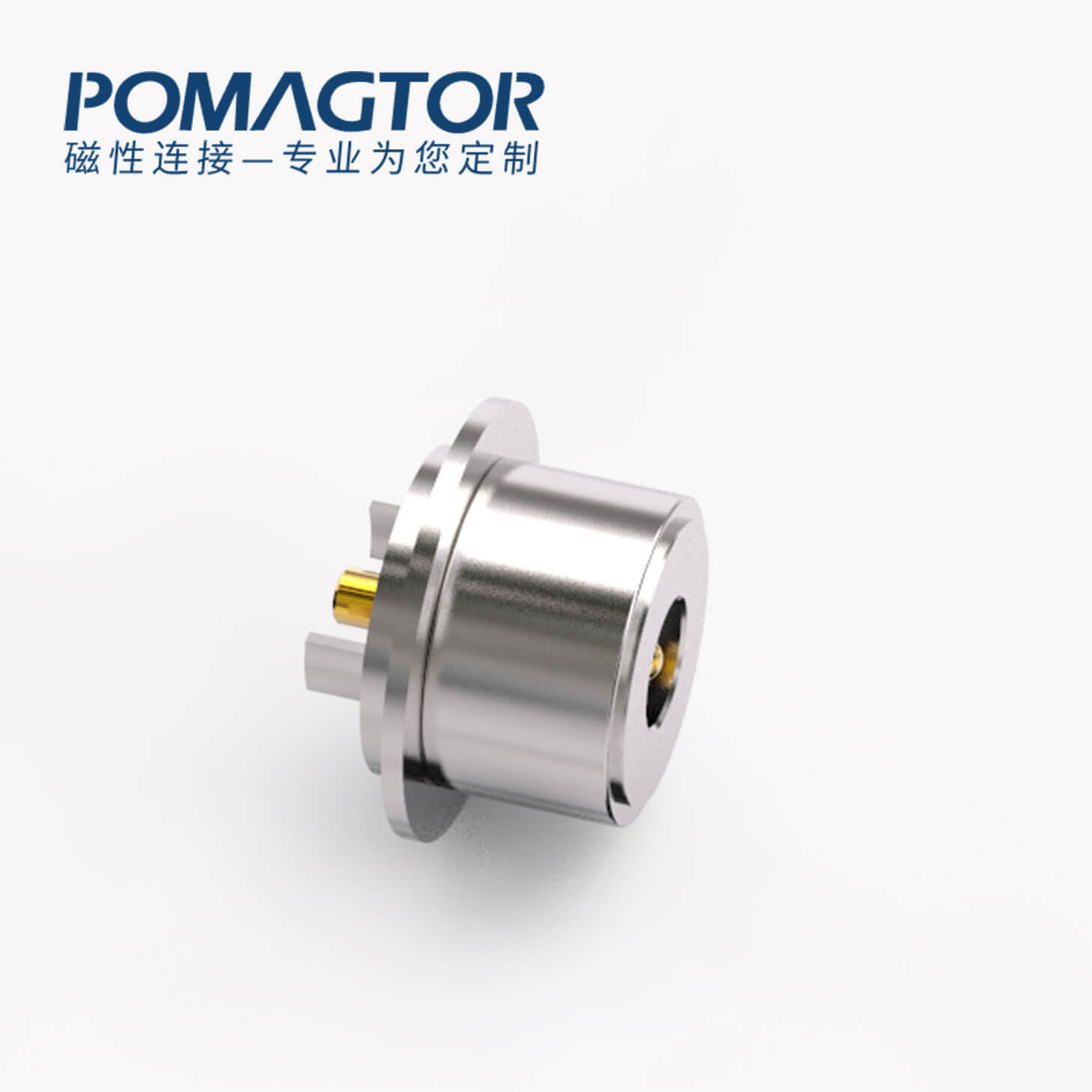 磁吸连接器 圆形磁性系列：2PIN，电压5V，电流3A，工作温度-30°~85°