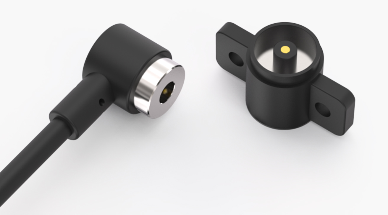 磁吸数据线 圆形磁性系列：2PIN，电压12V，电流0.1A，工作行程1.2mm:60&plusmn;15gfMax，弹力寿命10000次+，工作温度-30&deg;~85&deg;
