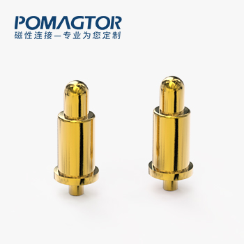 弹簧针 DIP式：电镀黄铜Au3u，电压5V，电流1A，工作行程1.0mm:60±20gf，弹力10000次+，工作温度-30°~85°