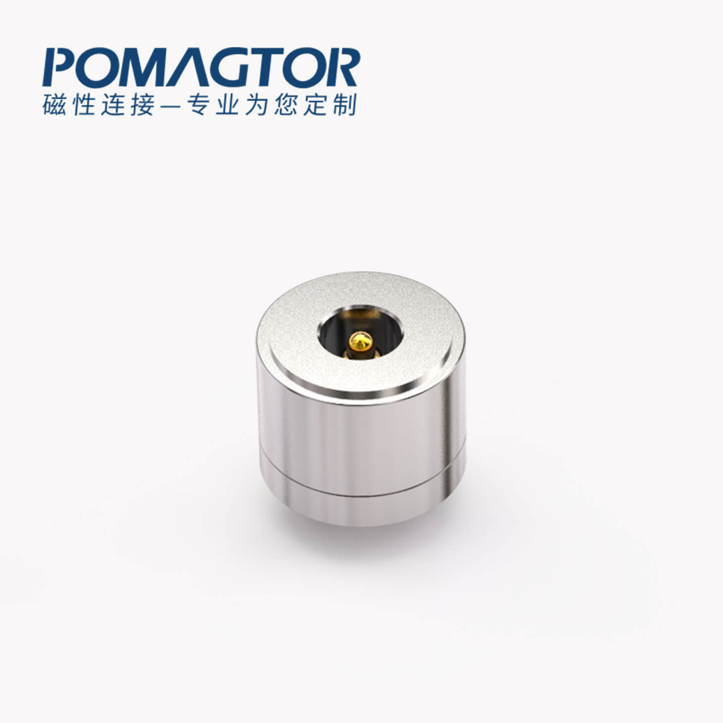 磁吸连接器 圆形磁性系列：2PIN，电压5V，电流3A，工作温度-30°~85°