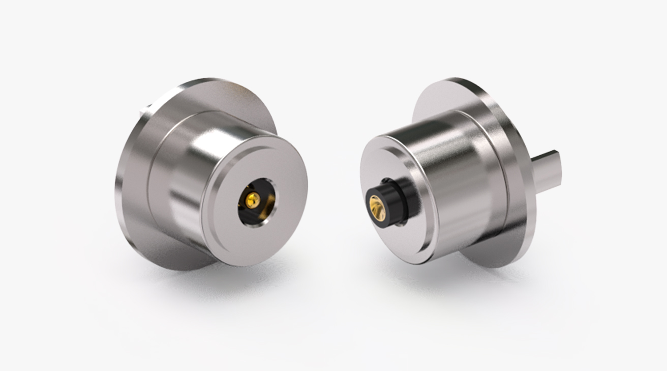 磁吸连接器 圆形磁性系列：2PIN，电压5V，电流2A，工作温度-30&deg;~85&deg;