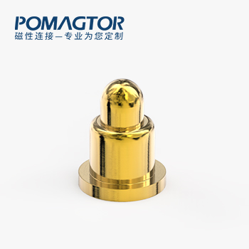 弹簧针 SMT式：电镀黄铜Au3u，电压12V，电流1A，弹力10000次+，工作温度-40°~150°