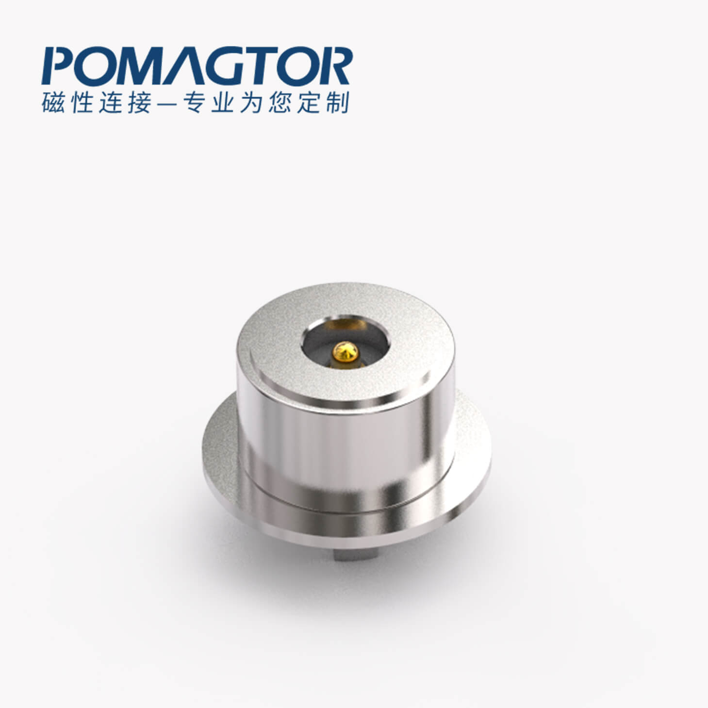 磁吸连接器 圆形磁性系列：2PIN，电压5V，电流3A，工作温度-30°~85°