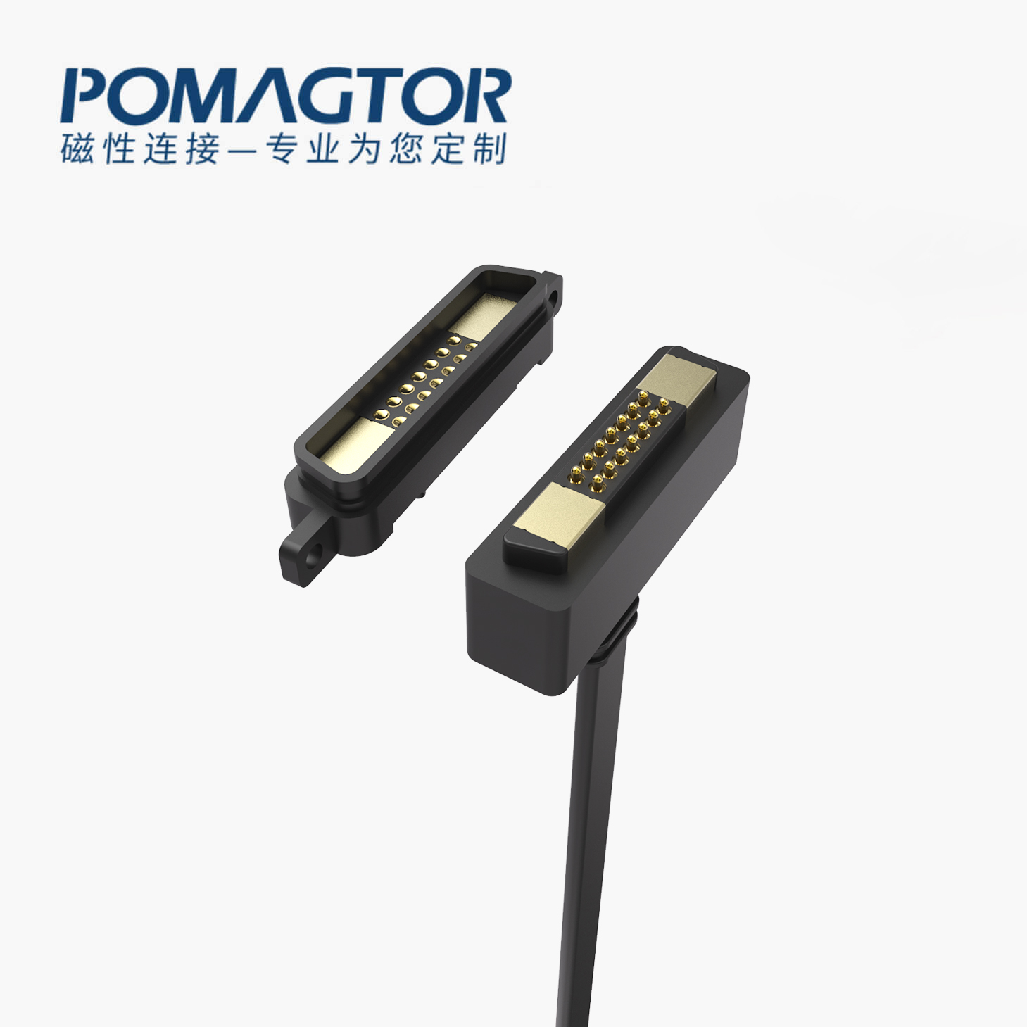 磁吸数据线 TK磁性系列：14PIN，电镀黄铜Au5u，电压5V，电流2A，工作行程1.2mm:45gfMax，弹力寿命100000次+，工作温度-30°~85°