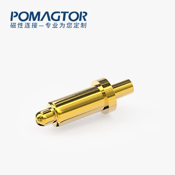 弹簧针 DIP式：电镀黄铜Au5u，电压12V，电流2A，工作行程0.6mm:100±20gf，弹力10000次+，工作温度-30°~85°
