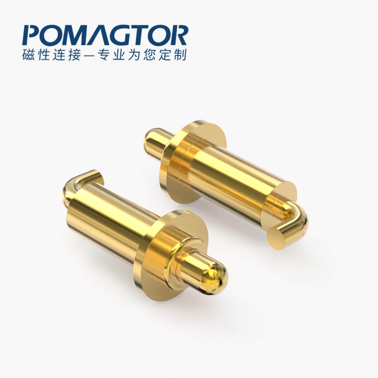 弹簧针 折弯式：电镀黄铜Au5u，电压5V，电流3A，工作行程1.0mm:60±15gf，弹力10000次+，工作温度-30°~85°