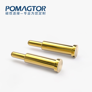 弹簧针 SMT式：电镀黄铜Au1u，电压12V，电流1A，弹力10000次+，工作温度-40°~150°