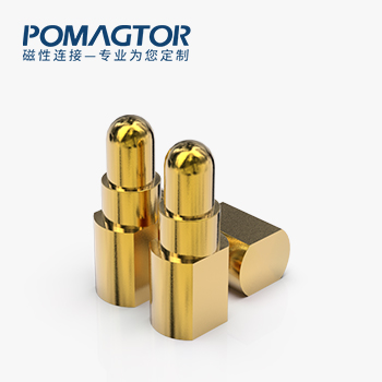 弹簧针 侧帖式：电镀镀镍50-120u，电压12V，电流1A，工作行程1.5mm:100gfMax，弹力10000次+，工作温度-30°~85°