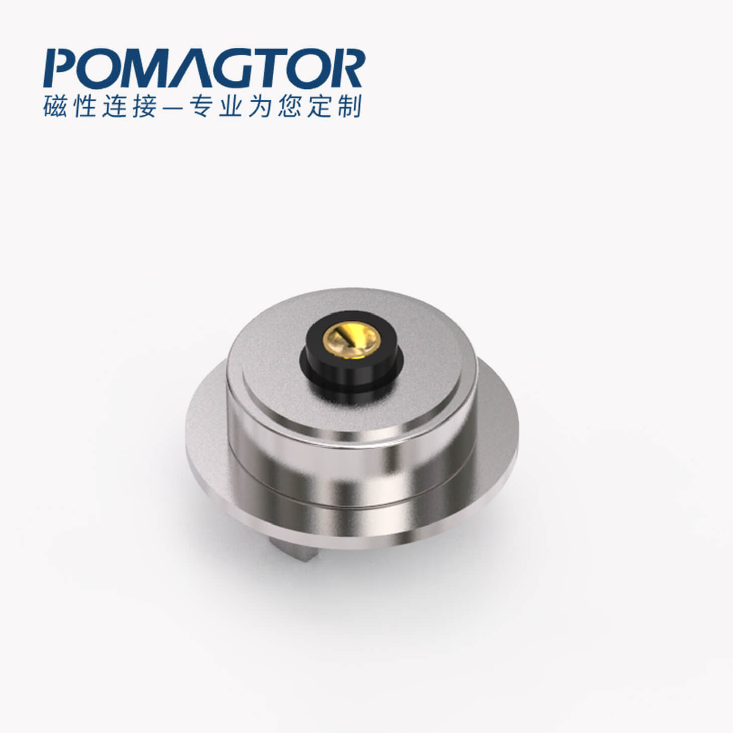 磁吸连接器 圆形磁性系列：2PIN，电压5V，电流3A，工作温度-30°~85°