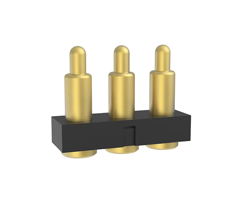 3Pin平底式弹簧针连接器 |贴片式弹簧针连接器| 防腐蚀、低阻抗 | 支持定制